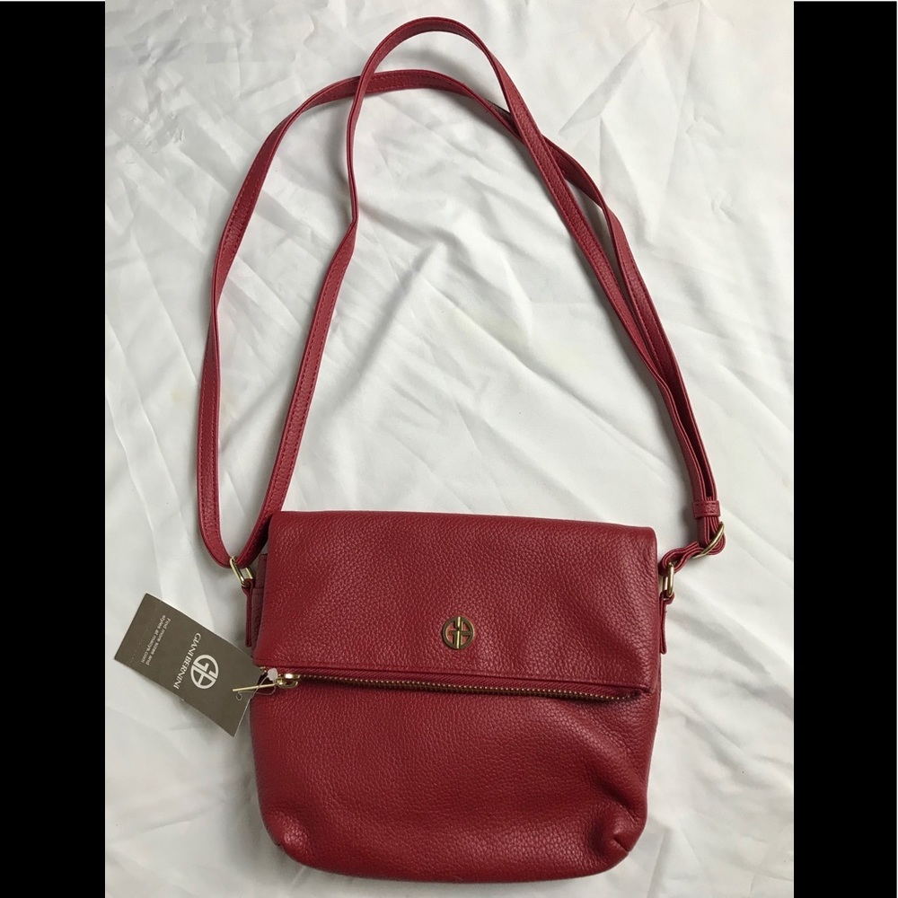 Giani Bernini lipstick red softy core small purse